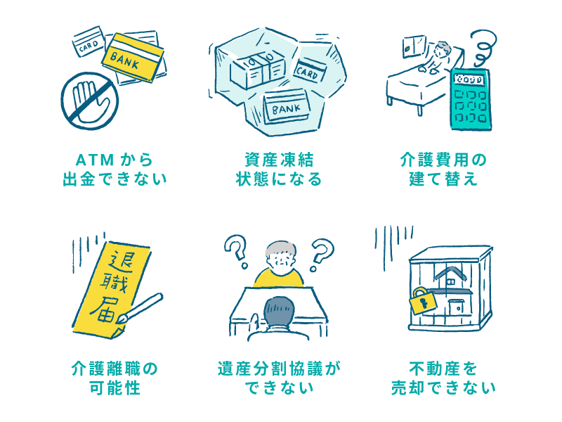 あなたの老後に起こるもしれない、様々なリスク